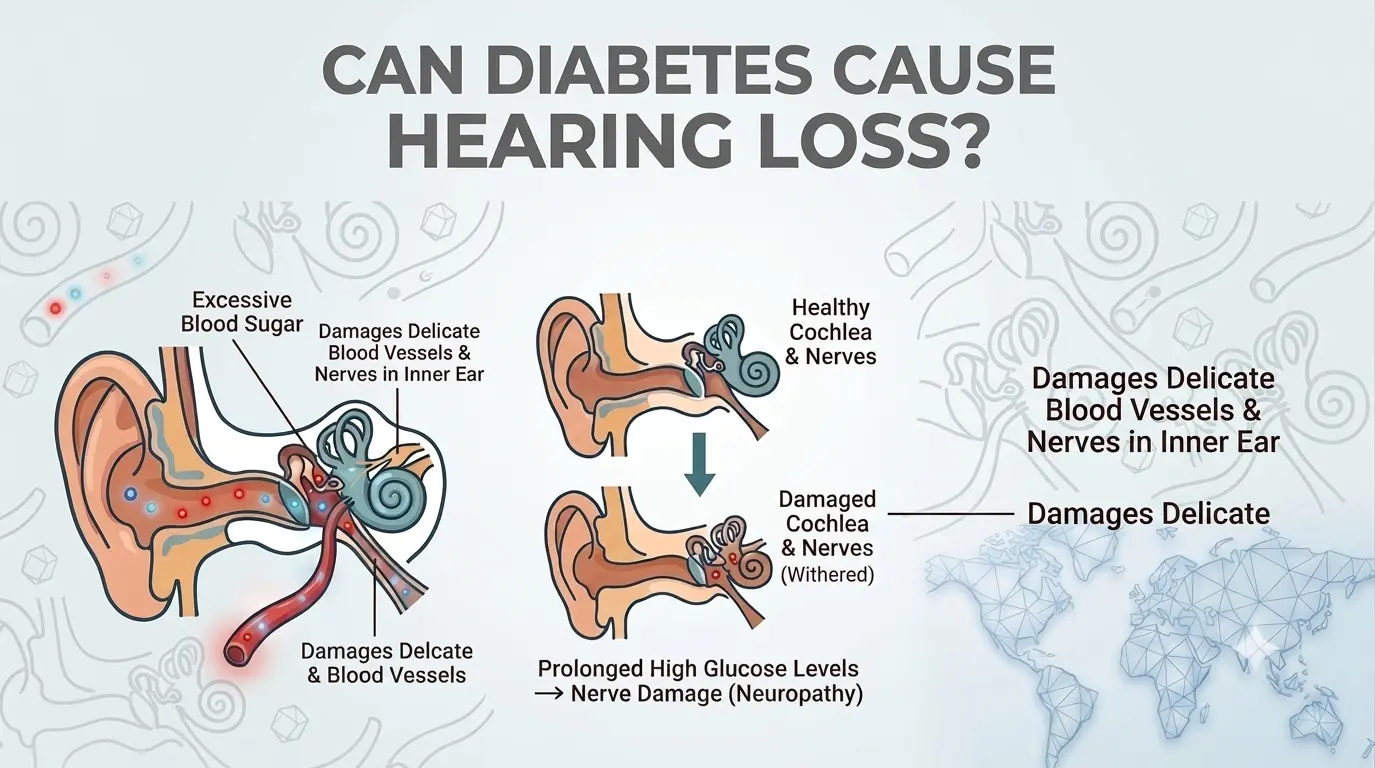 can diabetes cause hearing loss